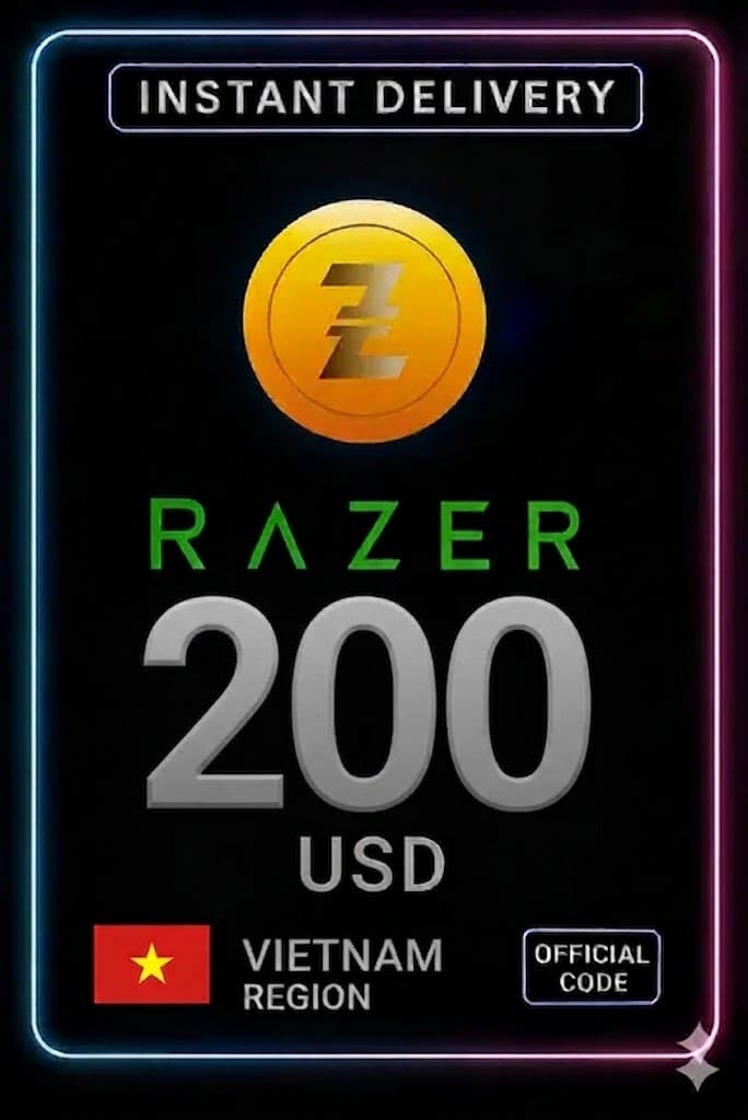 200 USD Razer Gold PIN (Vietnam)