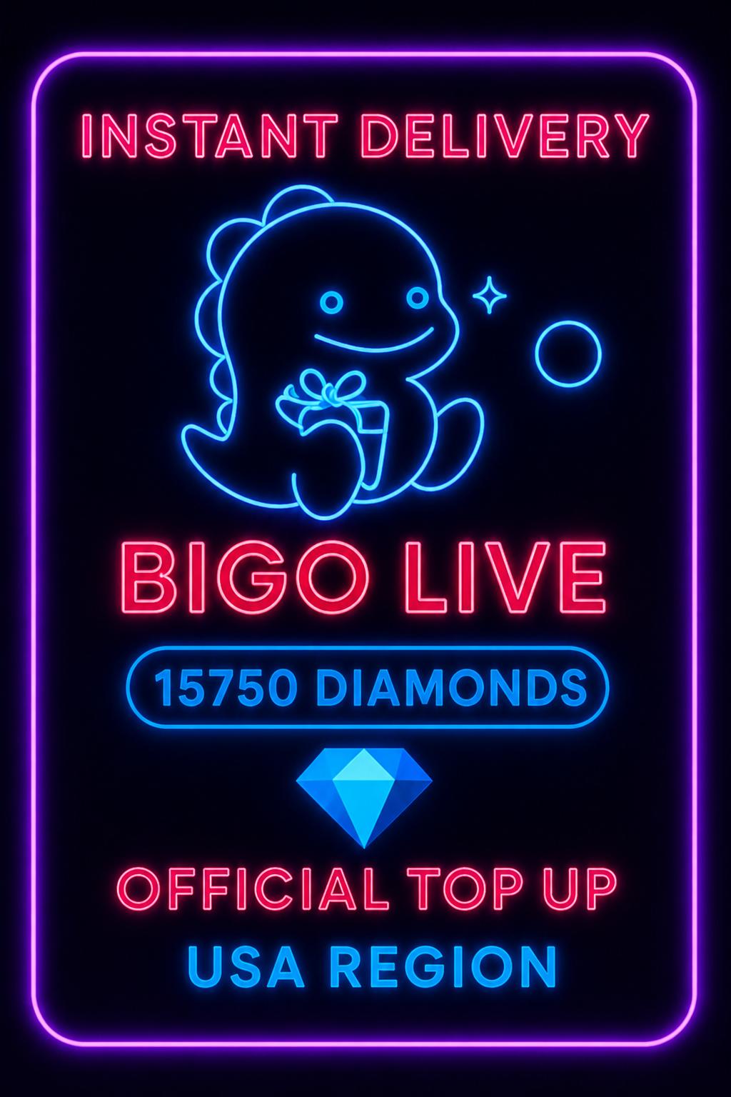 Bigo Live - 15750 Diamonds (Top-Up) (US)