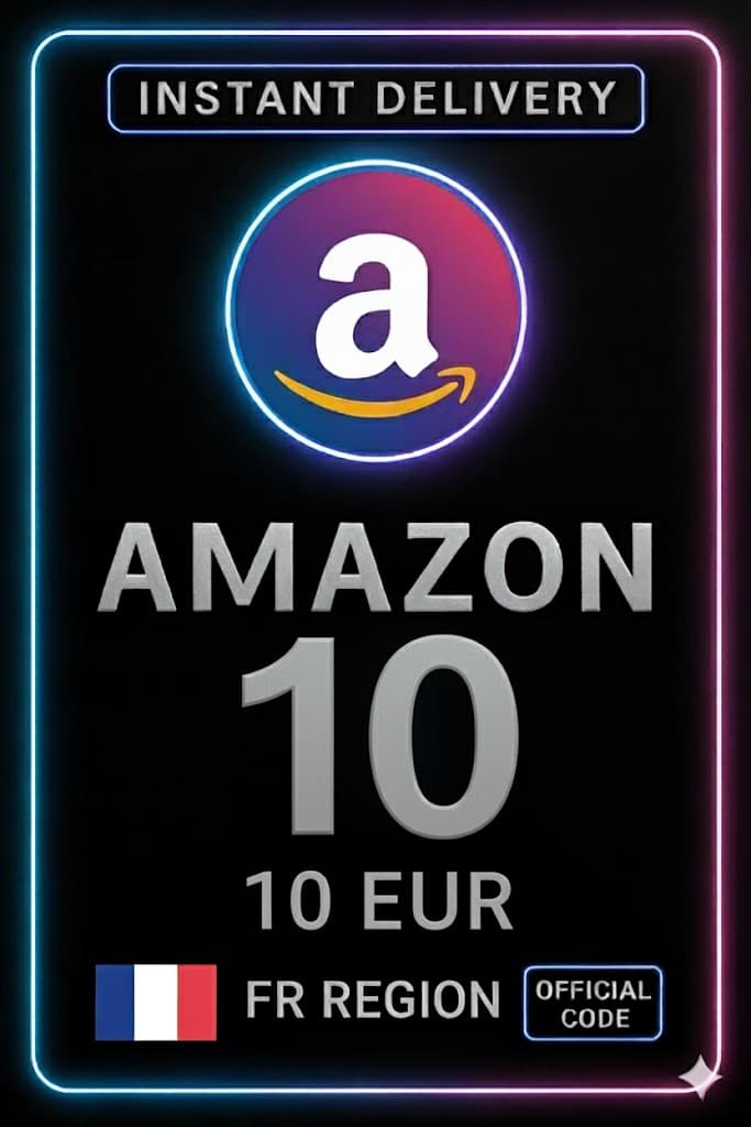Ամազոնի նվեր քարտ - Ֆրանսիա 10 €