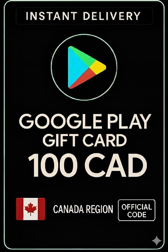 Google Play Gift Card - Canada 100 CAD