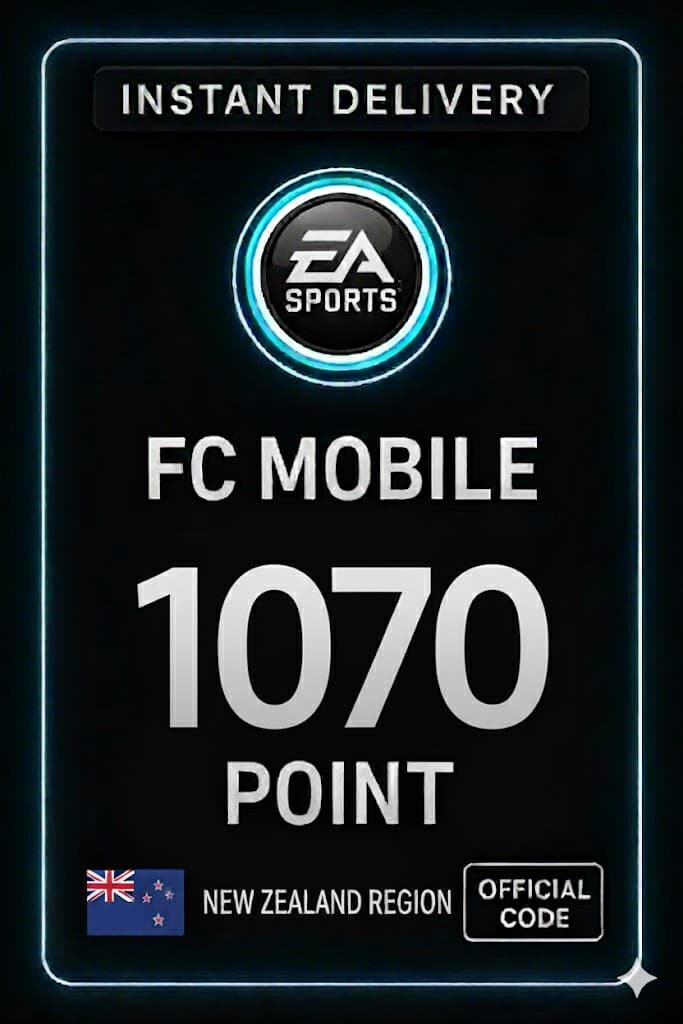 FC Mobile 1070 अंक गिफ्ट कार्ड - न्यूजीलैंड