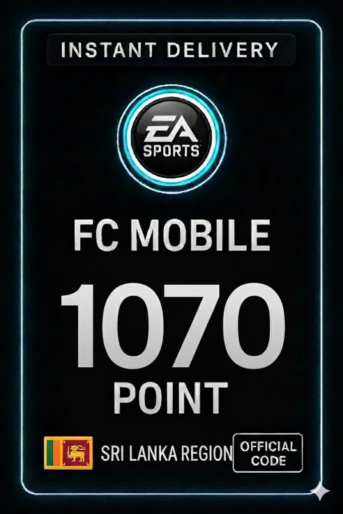 FC Mobile 1070 Pont Ajándékkártya - Srí Lanka