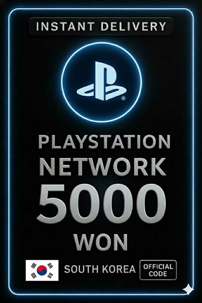 PSN kort Koreu - 5000 KRW