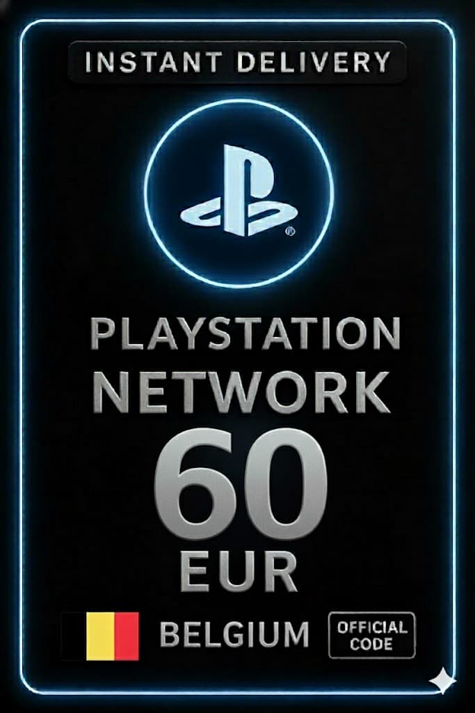 Playstation Gift Card Belgium - 60€ (BE)