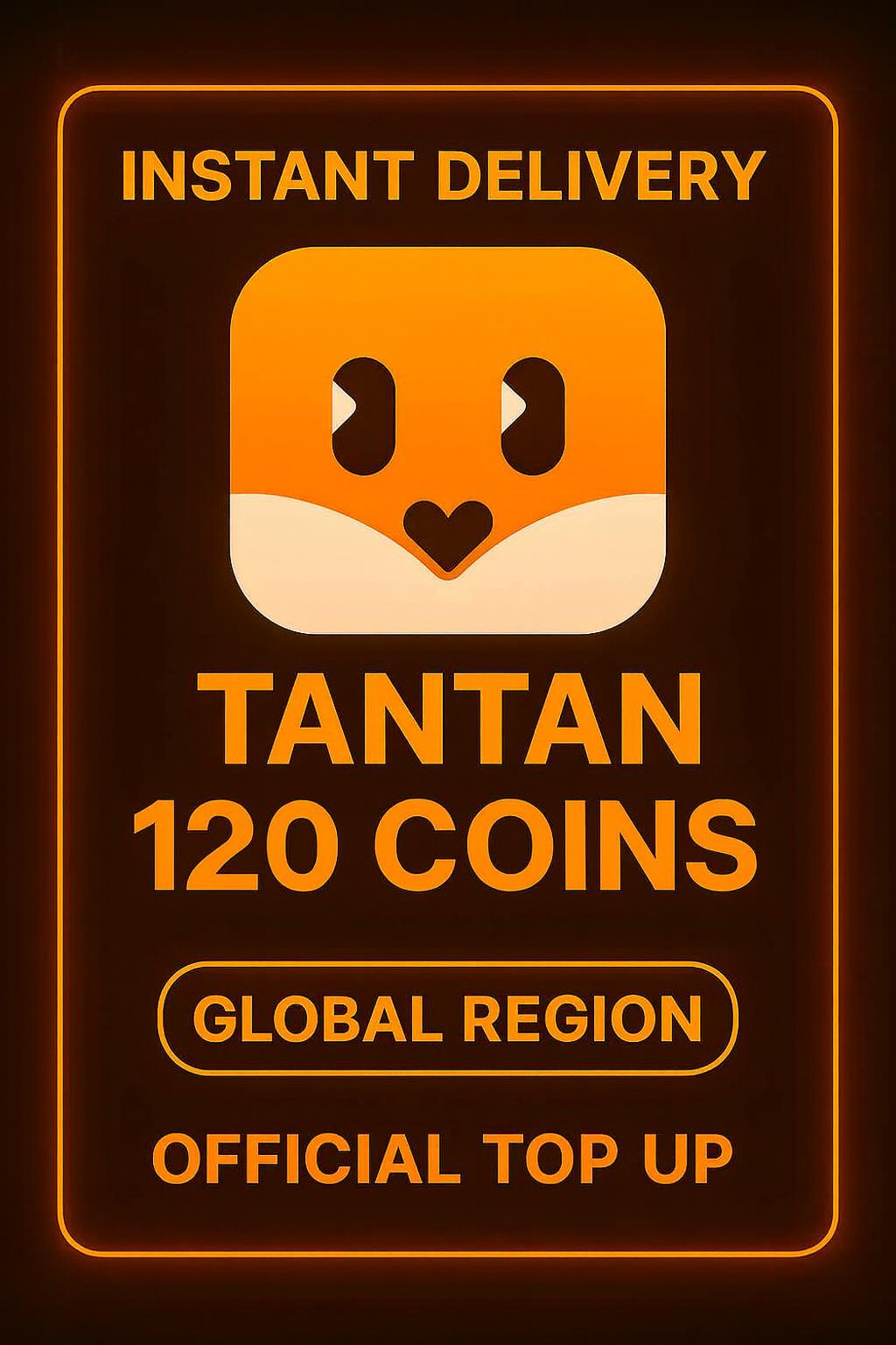 Tantan 120 Coins Top-Up (Global)