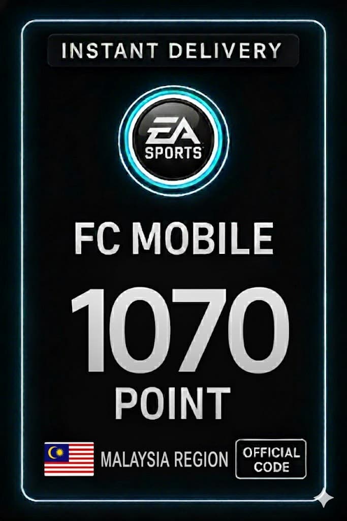FC Mobile 1070 Points Gift Card - Malaysia