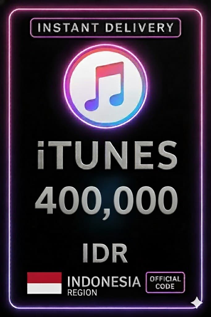 iTunes Gift Card Indonesia - 400.000 IDR