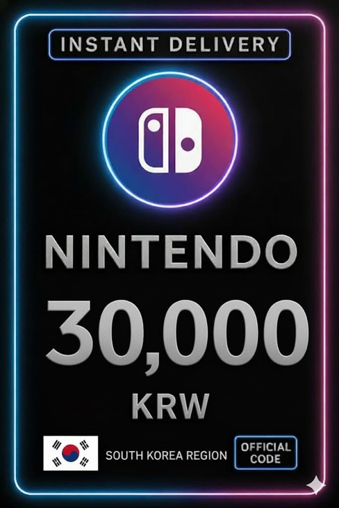 Nintendo eShop kort - 30.000 KRW (Suður-Kórea)