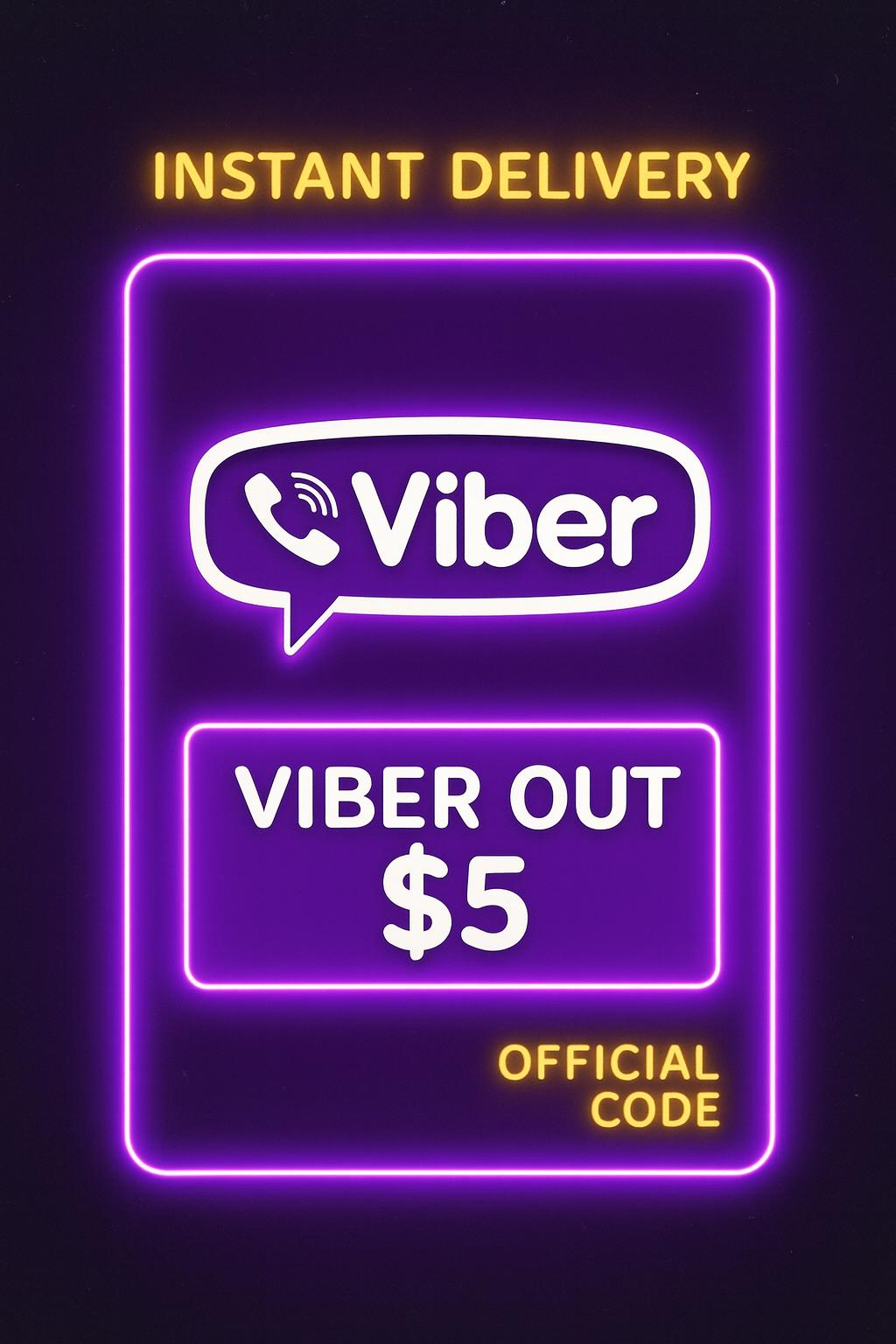 Viber Out 5달러