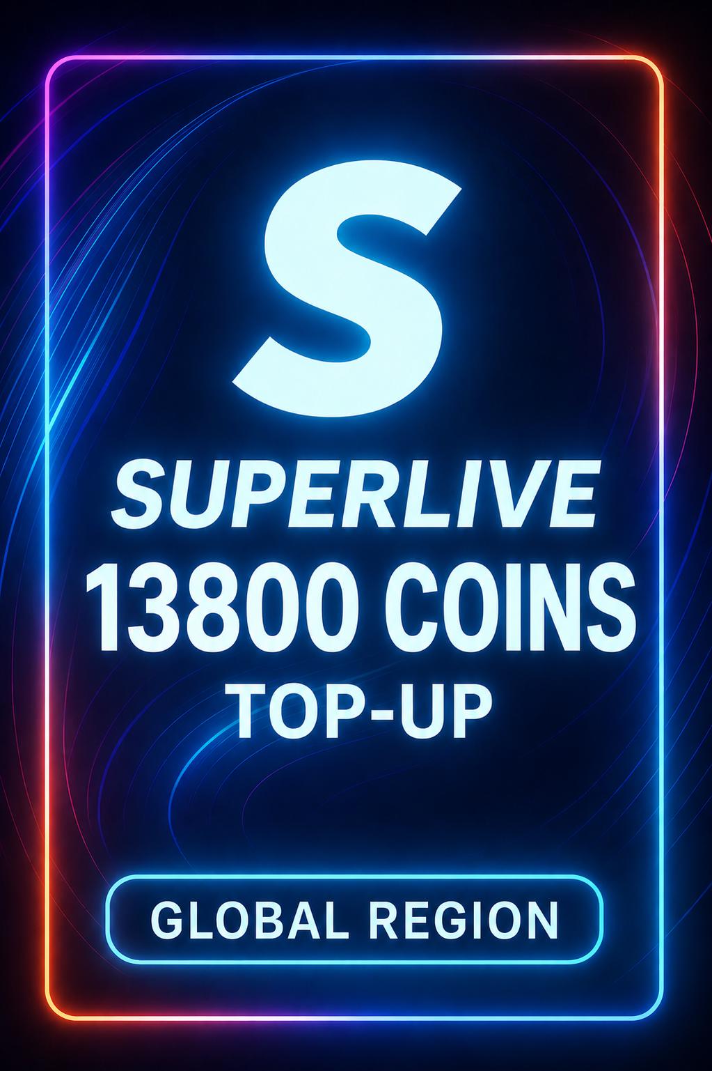 SuperLive 13.800 Coins Top-Up (Global)