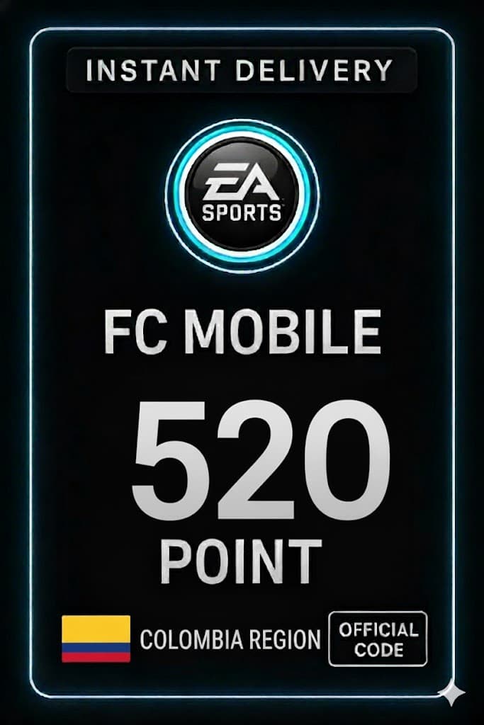 FC Mobile 520 միավոր Նվեր Քարտ - Կոլումբիա
