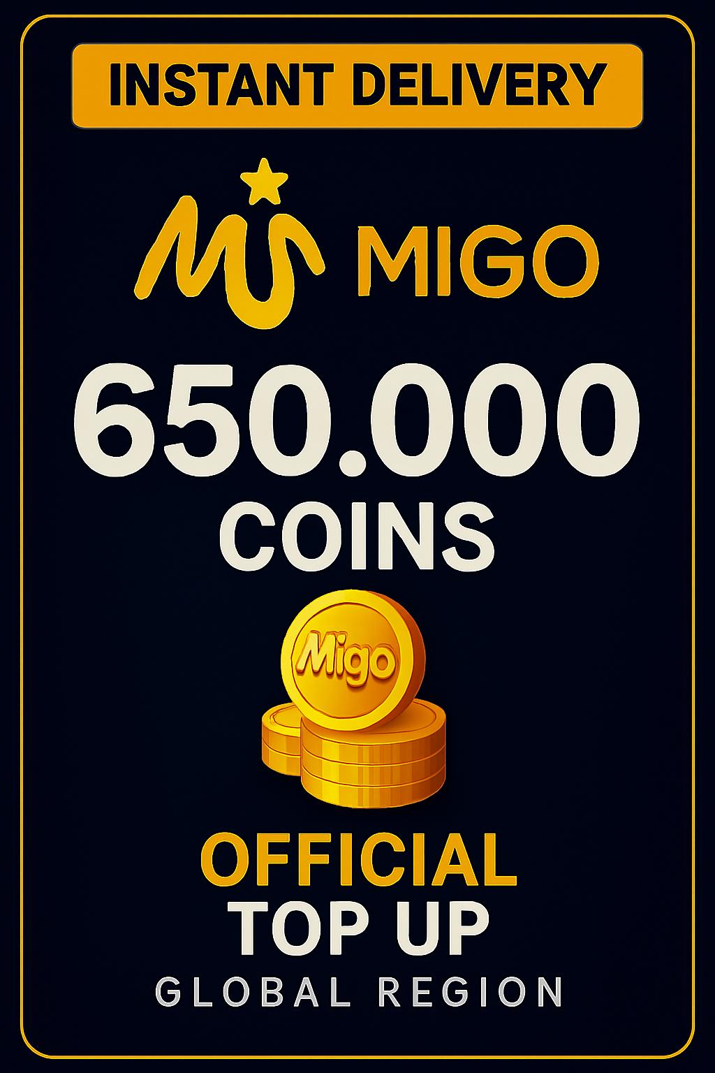 Migo Live 650.000 Coins (Top-Up)