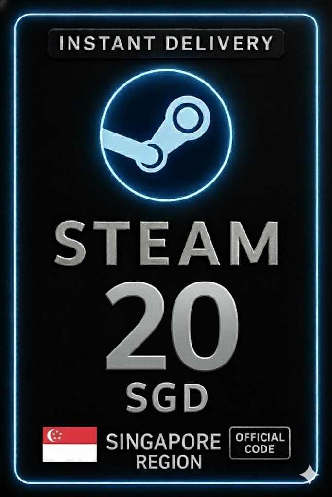 Code Steam Wallet Singapour 20 SGD