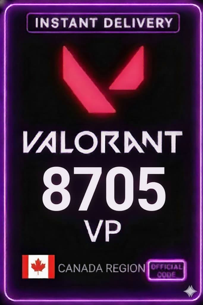 Valorant Points - 8705 VP (Canada)