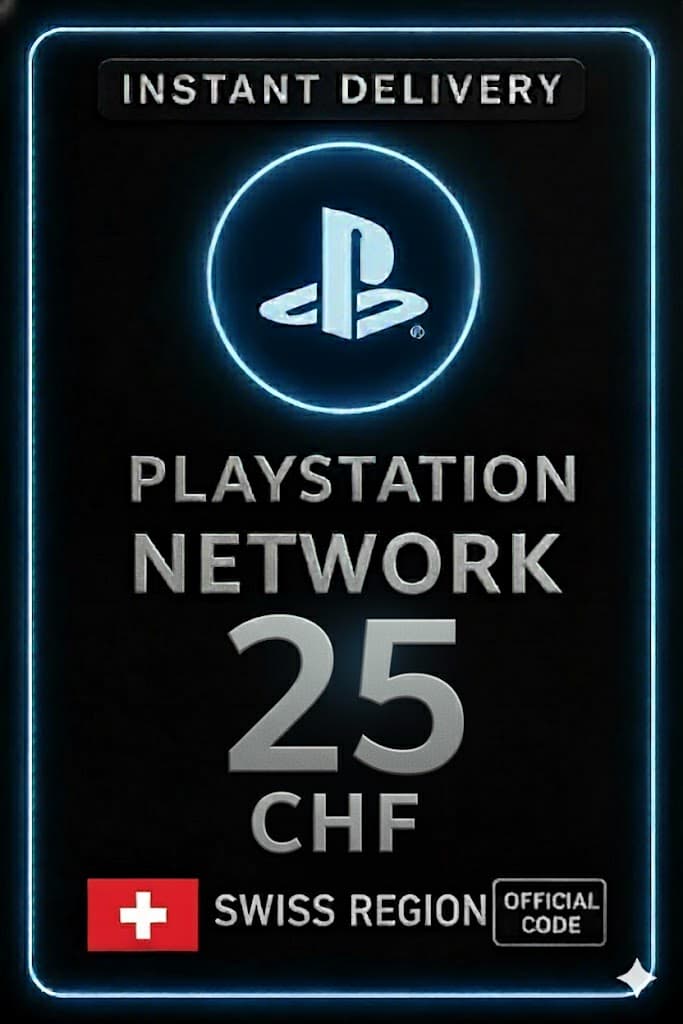 PSN कार्ड स्विट्ज़रलैंड - २५ CHF