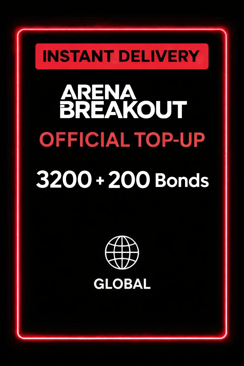 Arena Breakout Mobile - 3200 + 200 Bonuri (Reîncărcare)