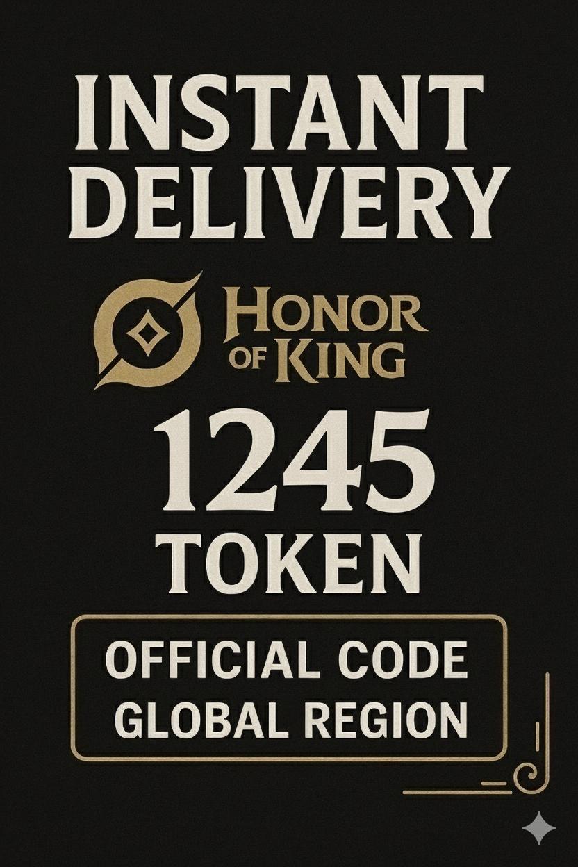 Honor of Kings 1245 Tokens (Global)