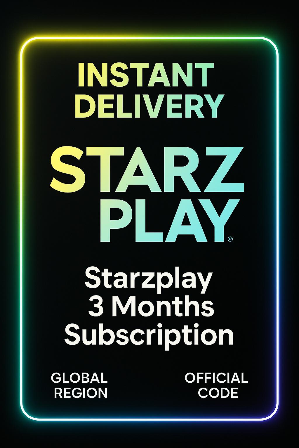 اشتراك لمدة 3 أشهر (عالمي)  Starzplay 
