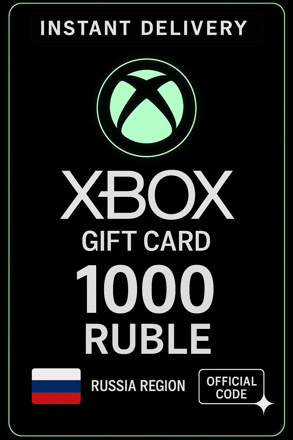 Κάρτα δώρου Xbox Live 1000 ρουβλίων