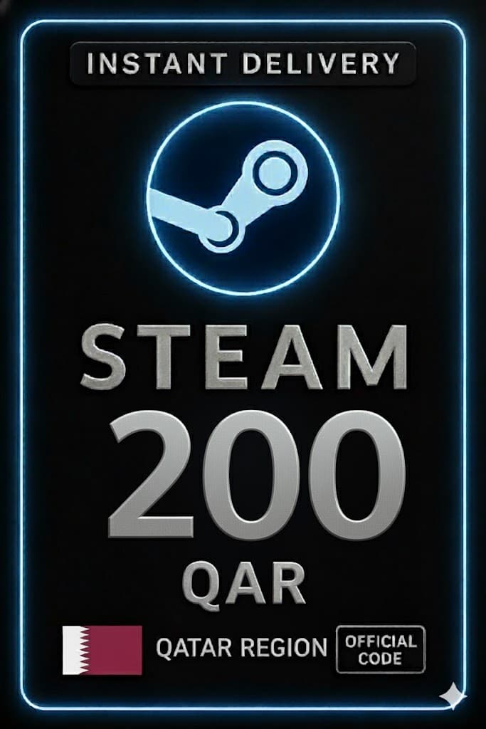 Code de portefeuille Steam 200 riyals qatariens
