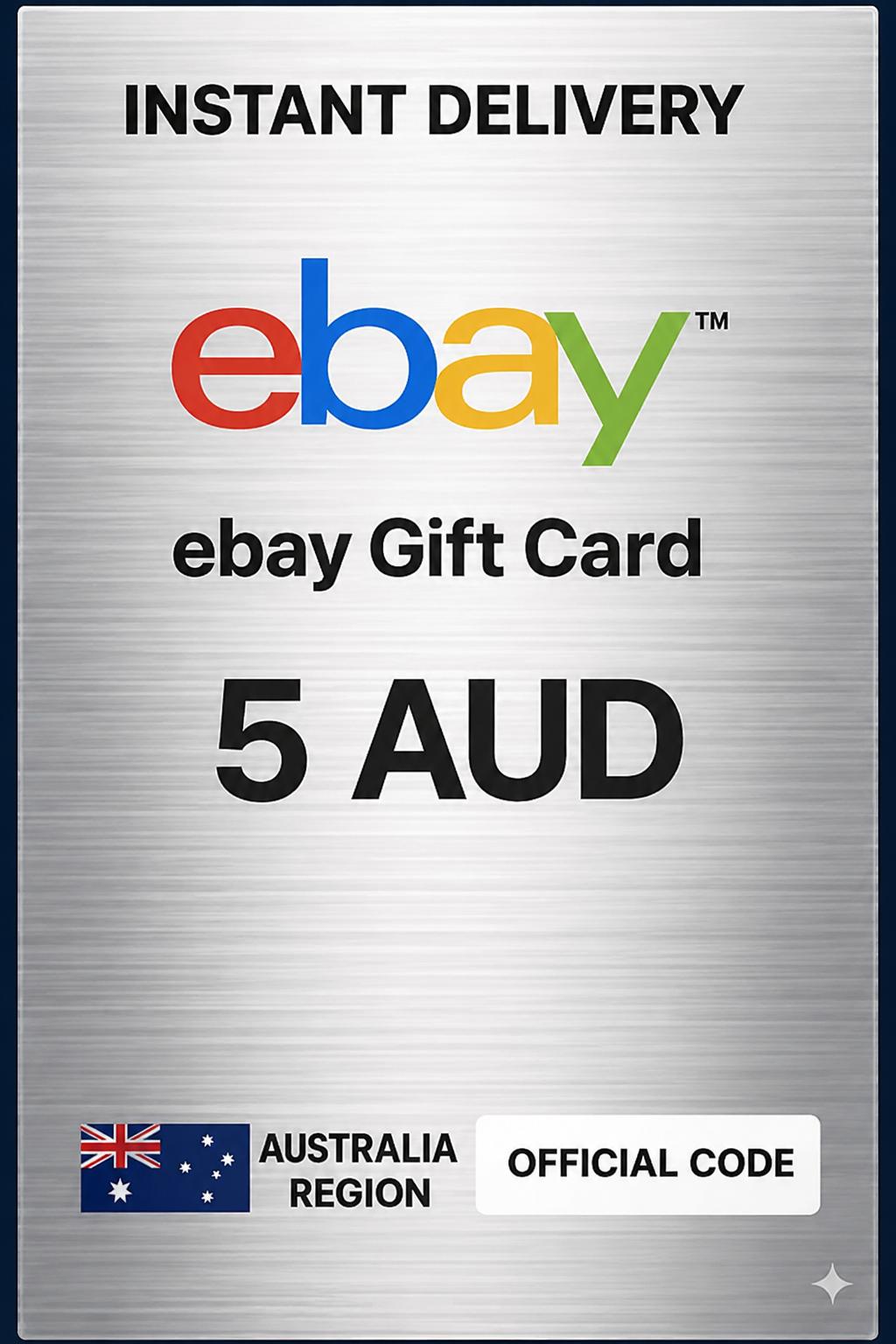 eBay Gift Card 5 AUD