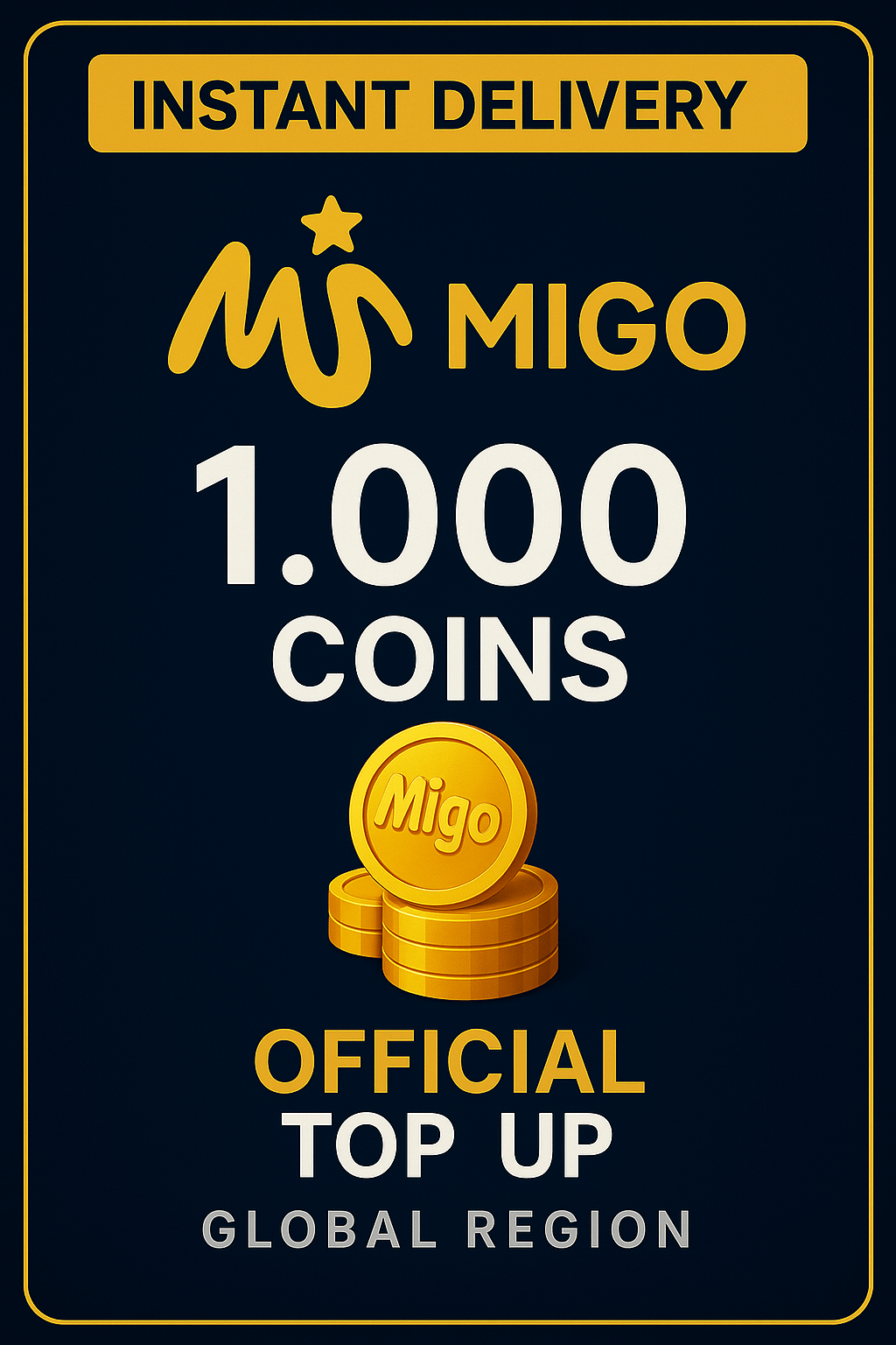 Migo Live 1.000 Coins (Top-Up)