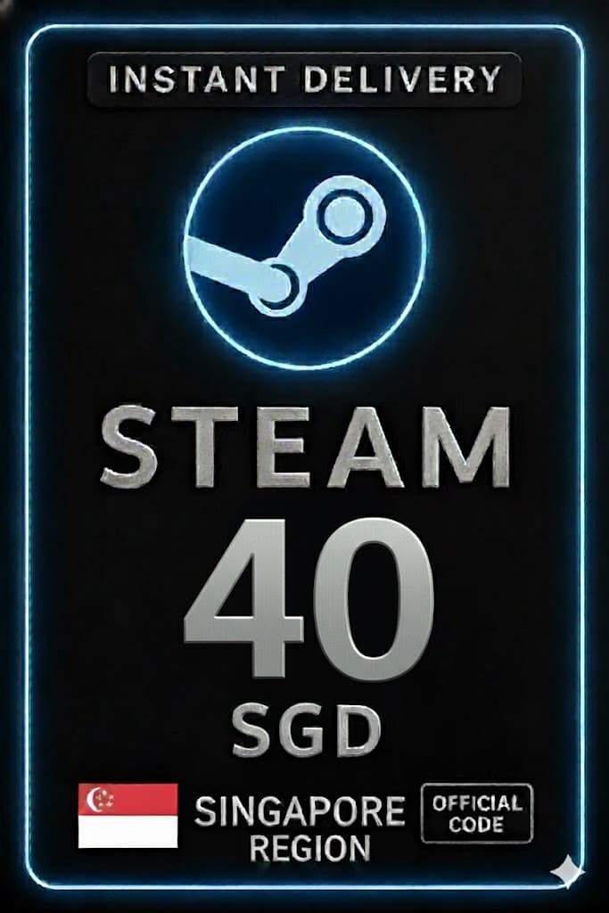 Code Steam Wallet Singapour 40 SGD