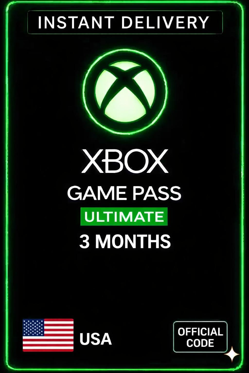 Xbox Game Pass Ultimate 3 Month - (USA)