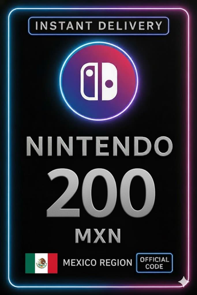 Nintendo eShopi ettemakse kaart - 200 MXN