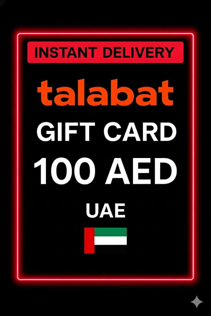 Talabat նվեր քարտ UAE - 100 AED
