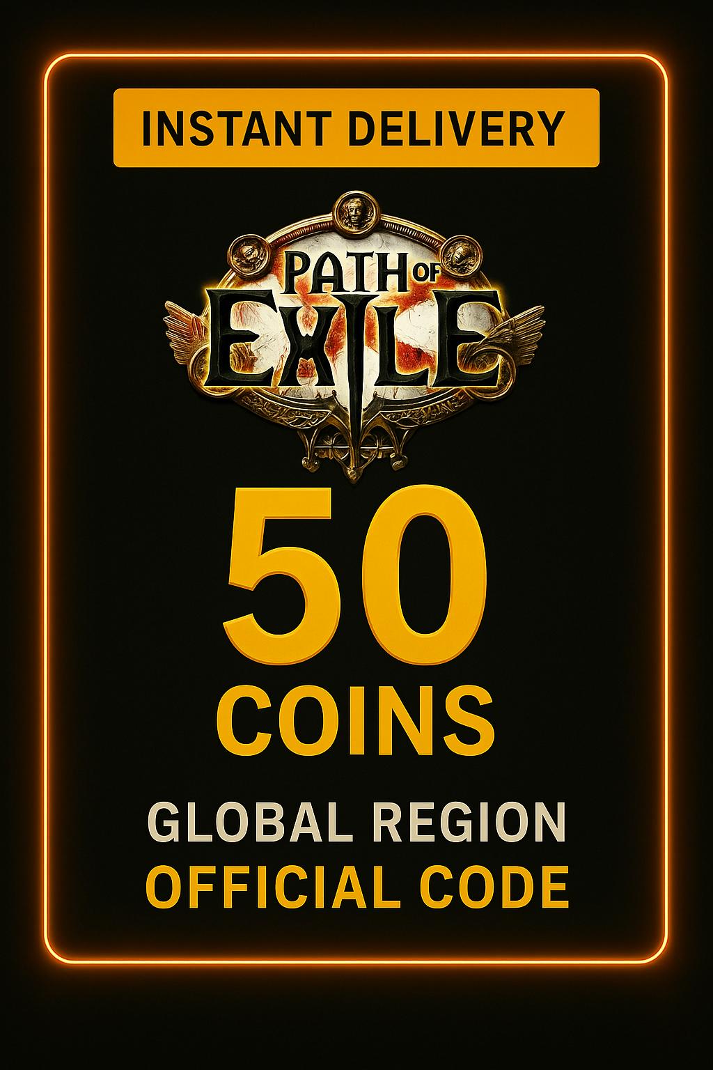 Path Of Exile 50 Mynt