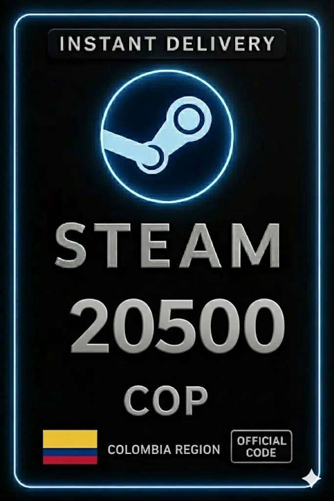 Steam Wallet 20500 COP - (Colombie)
