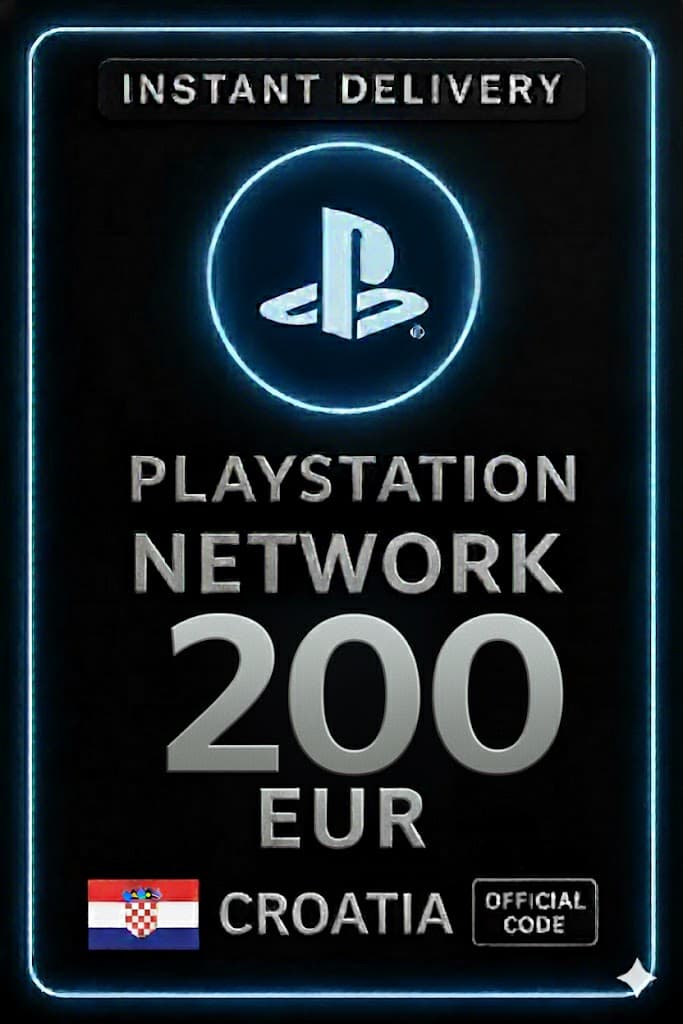 כרטיס PSN קרואטיה - 200 אירו HR