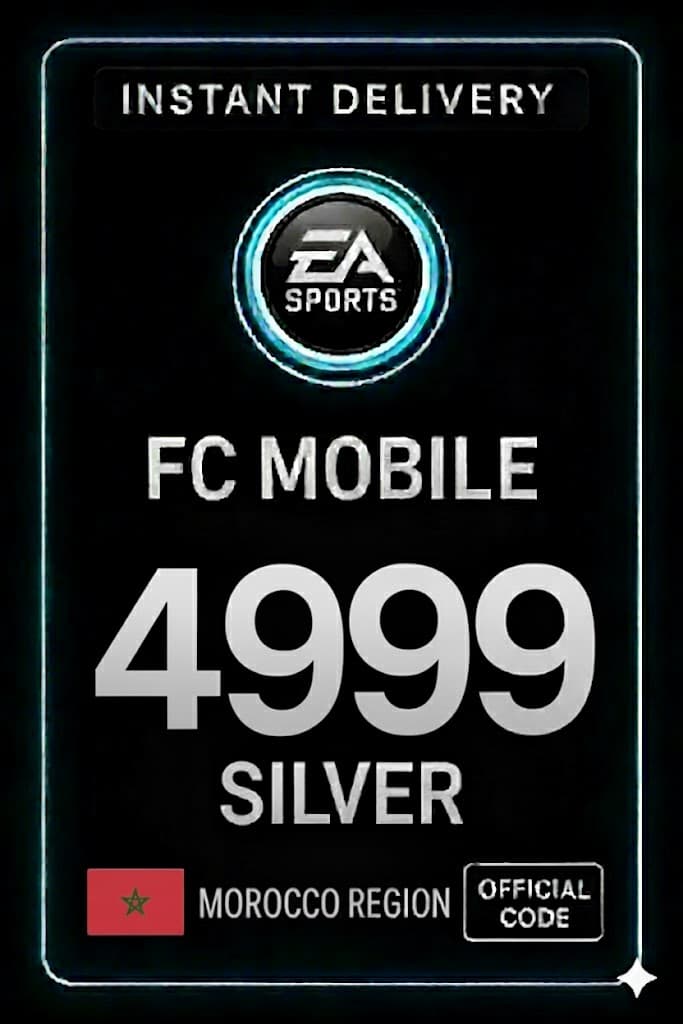 FC Mobile 4999 արծաթ Նվեր Քարտ - Մարոկո