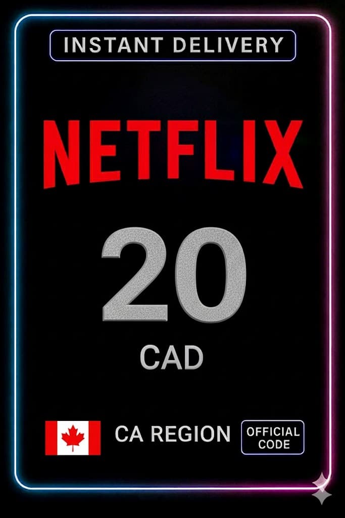 Netflix Gift Card 20 CAD CA