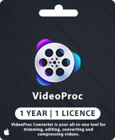 VideoProc Átalakító | Mac Verió | Élettartam | 1 számítógép
