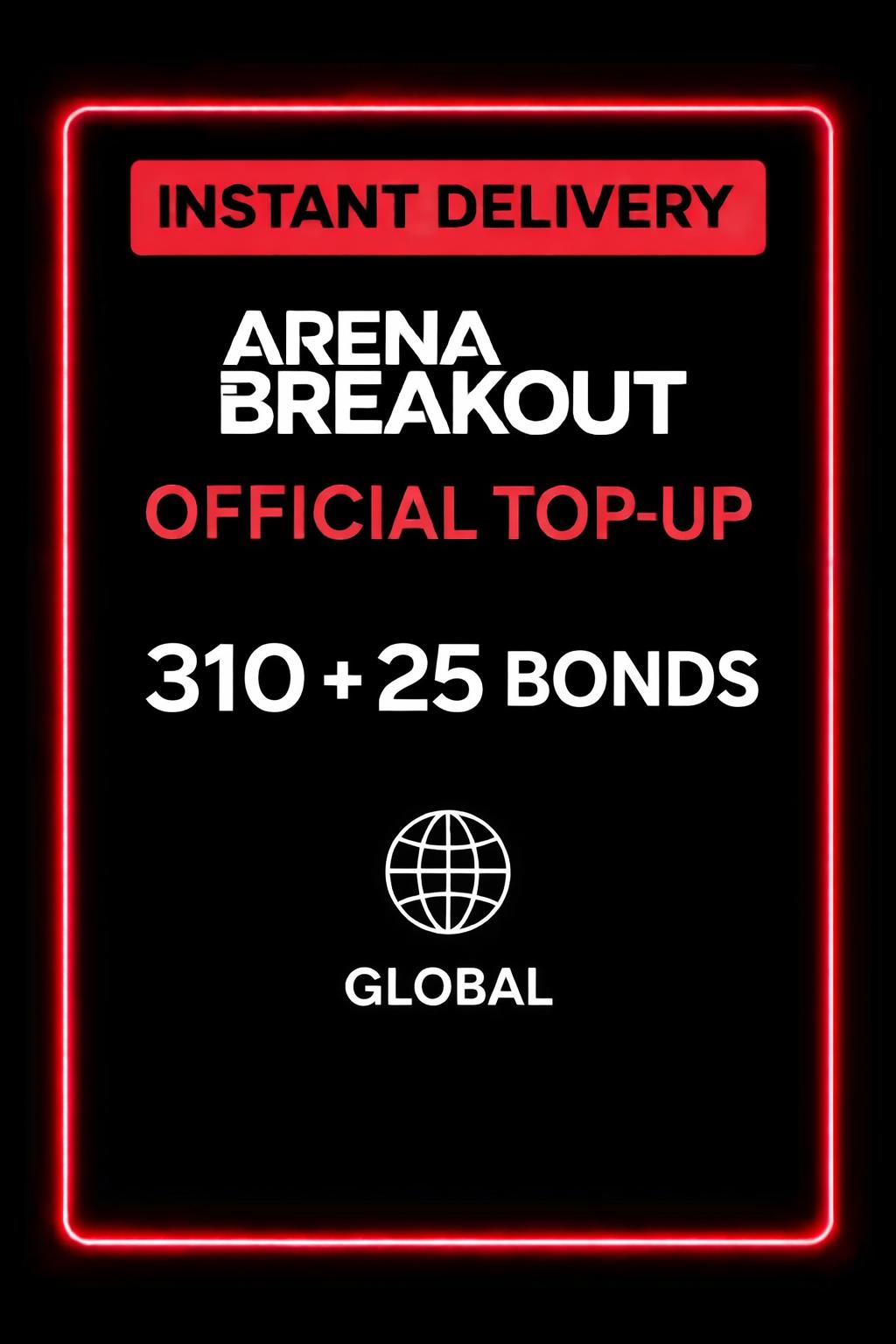 Arena Breakout Mobile - 310 + 25 Obligațiuni (Reîncărcare)