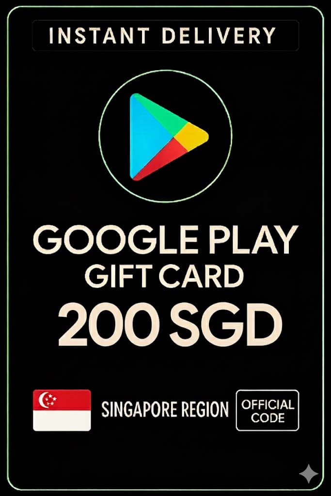 Google Play Gift Card - Singapore SGD 200