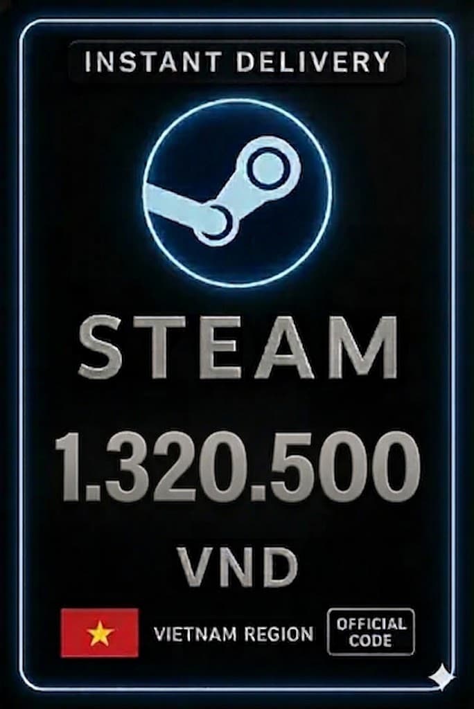 Steam Wallet 1.320.500 VND - (Vietnam)