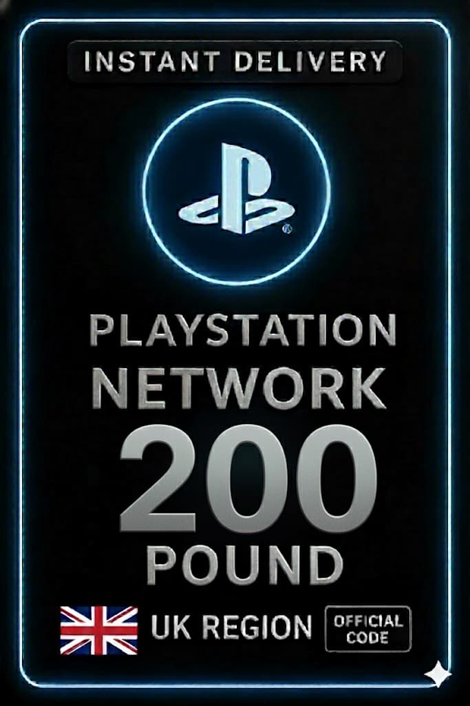 Playstation PSN Gift Card - UK - 200 GBP