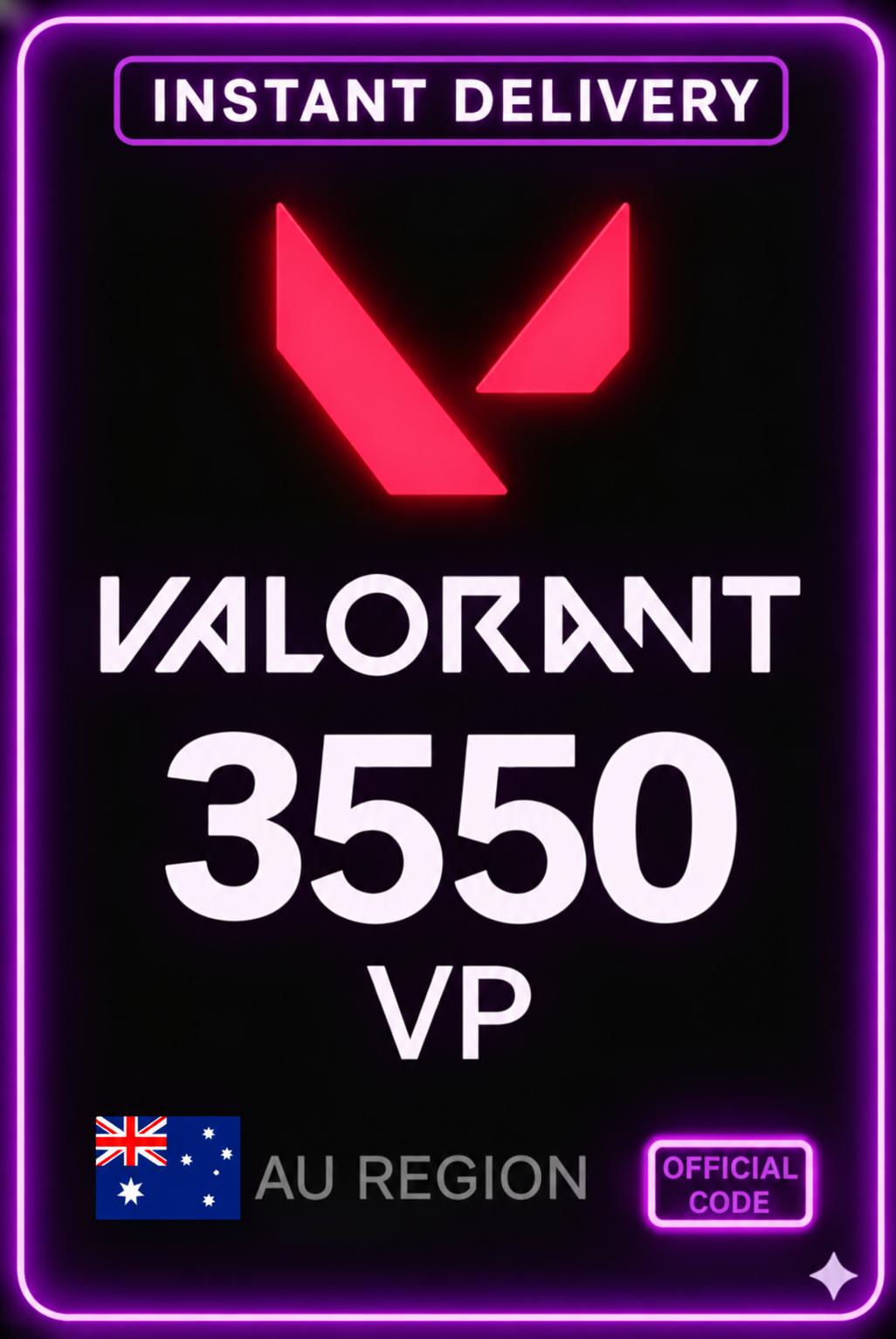 Valorant Points - 3550 VP (Australia)