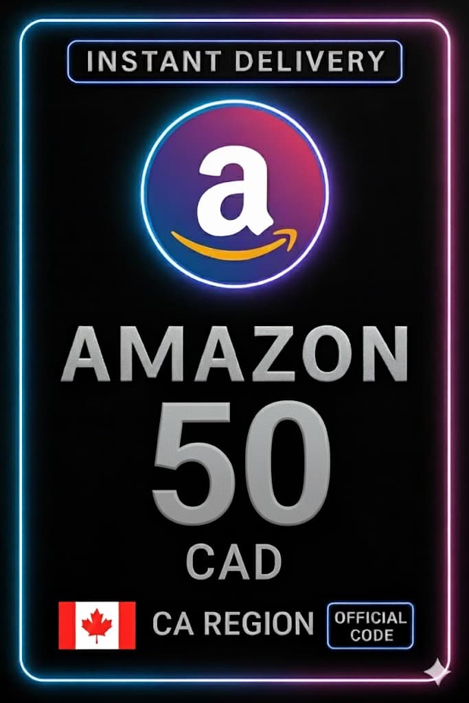 Ամազոն նվեր քարտ 50 CAD CA