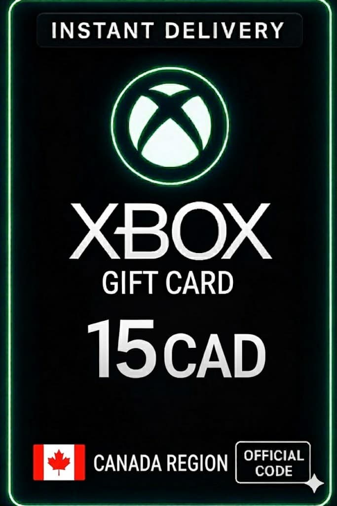 Carte-cadeau Xbox Live 15 CAD Portefeuille