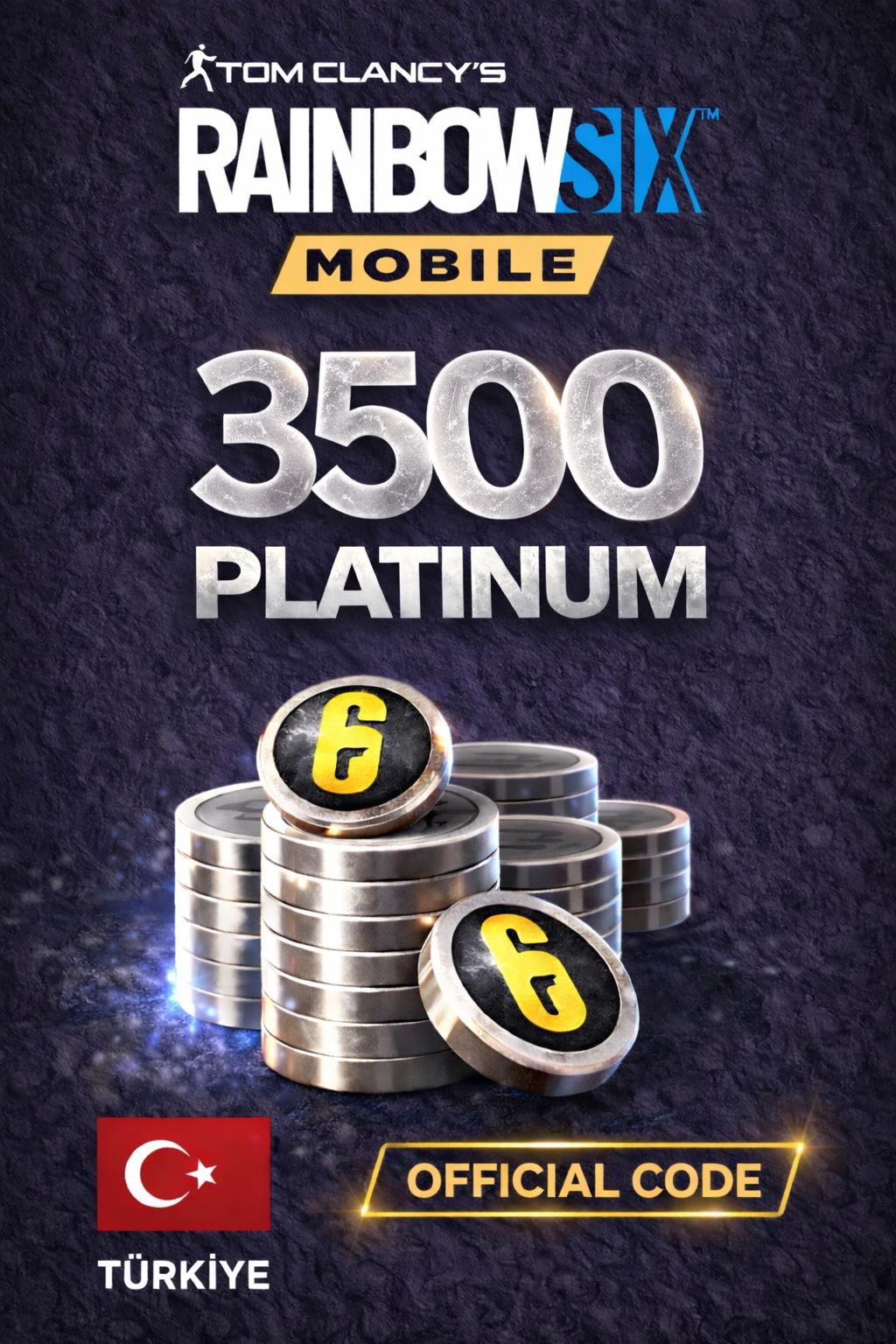 Rainbow Six Mobile - 3500 Platinum Code (Turkiye)