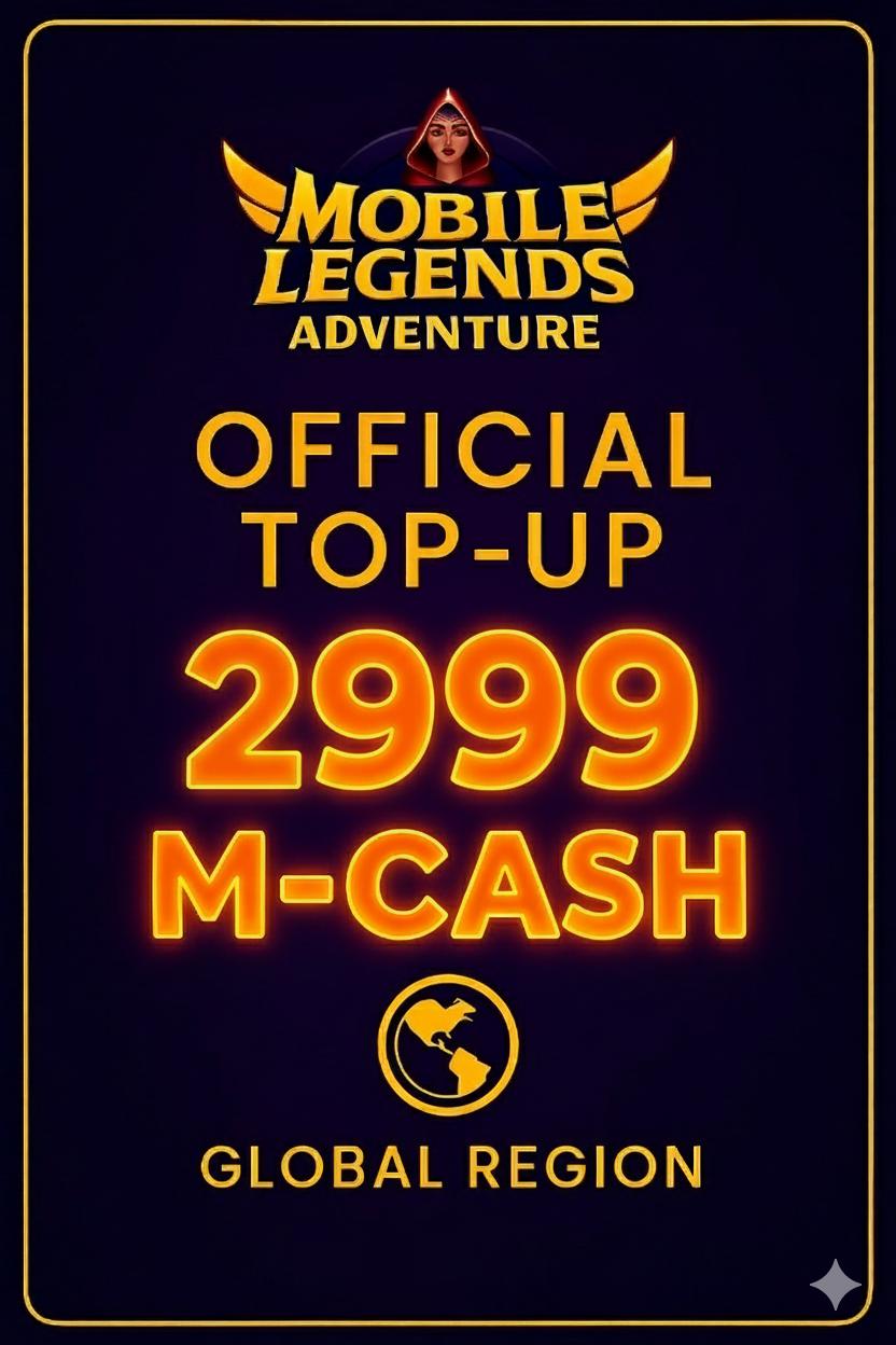 Mobile Legends Adventure 2999 M-Cash (Top-Up)
