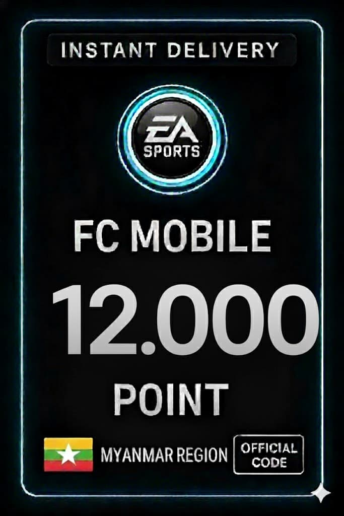 FC Mobile 12000 Pont Ajándékkártya - Mianmar