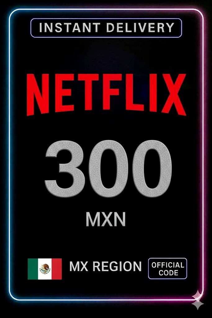 Netflix Gift Card 300 MXN