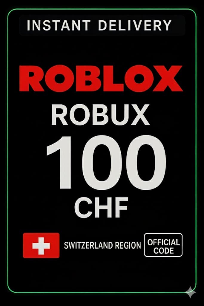 Roblox 100 CHF խաղային քարտ (Շվեյցարիա)