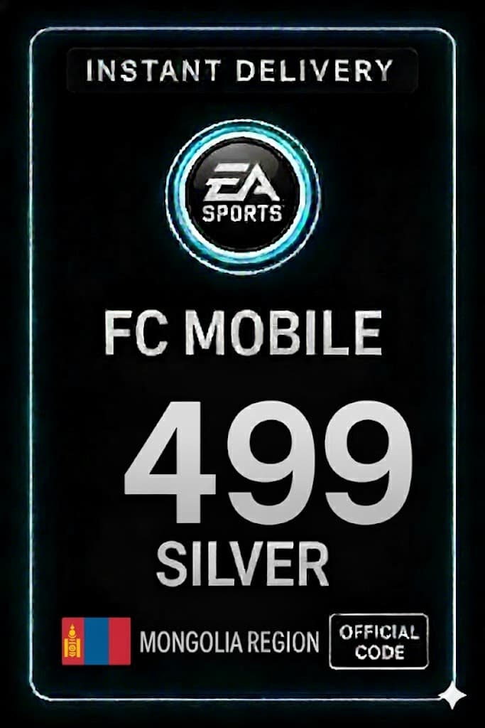 FC Mobile 499 Srebrny Karta Podarunkowa - Mongolia