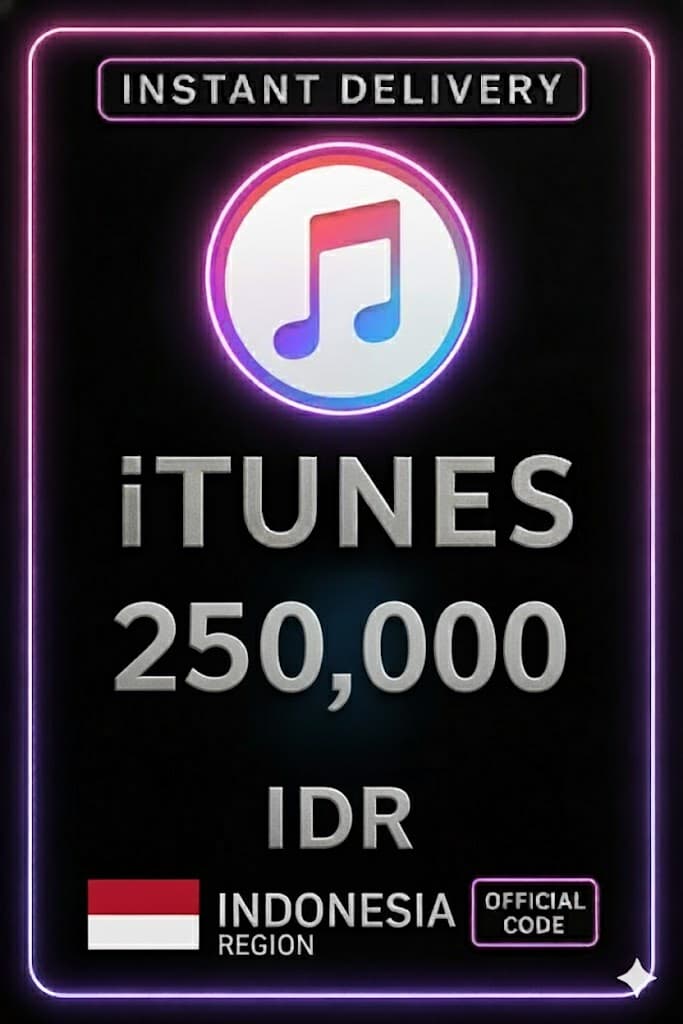 iTunes Gift Card Indonesia - 250.000 IDR